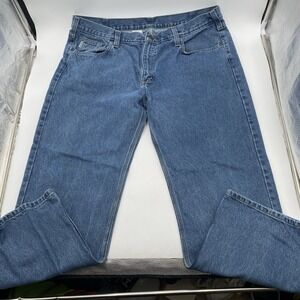 Carhartt Men's Jeans Denim Traditional Fit Size 42x30 B480 DPS MEDIUM WASH